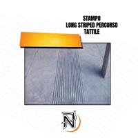 STAMPO LONG STRIPED PERCORSO TATTILE 125X30 CM