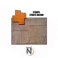 STAMPO STRIATA ARIZONA 90X90 CM