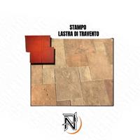 STAMPO LASTRA DI TRAVERTINO  90X90CM