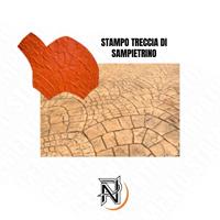 STAMPO TRECCIA DI SAMPIETRINO 90X80 CM