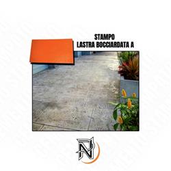 STAMPO LASTRA BOCCIARDATA A 91X58,5 CM