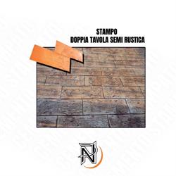 STAMPO DOPPIA TAVOLA SEMIRUSTICA 91X49 CM
