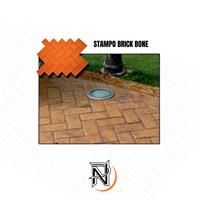 STAMPO BRICK BONE 86X65 CM RIGIDO