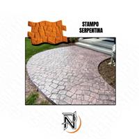 STAMPO SERPENTINA 108X72CM