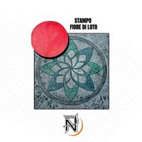 STAMPO FIORE DI LOTO D120