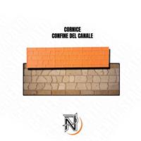 CORNICE CONFINE DEL CANALE 91X22CM