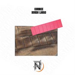 CORNICE BORDO LARGO 84X21,5CM