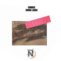 CORNICE BORDO LARGO 84X21,5CM