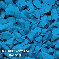 GRANULI EPDM 084 BLU BRILLANTE 0,5-1,5MM 25 KG