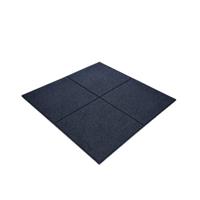 PIASTRELLE IN GOMMA PAVERPLAY WALK NERA 1000X1000 20MM