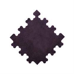 PIASTRELLE IN GOMMA PAVERPLAY BLOCK NERA 950X950 55MM