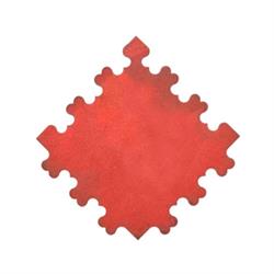 PIASTRELLE IN GOMMA PAVERPLAY BLOCK ROSSA 950X950 55MM