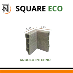 ACCESSORI SQUARE ECO ANGOLO INTERNO 3CM