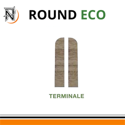 TERMINALE ROUND ECO SINISTRO KIT FORMATO DA 3PZ