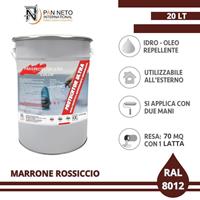 PROTECTOR COLOR - MARRONE ROSSICCIO RAL 8012 20LT*