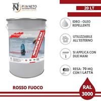 PROTECTOR COLOR -ROSSO FUOCO RAL 3000 20LT*