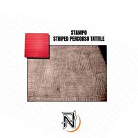 STAMPO STRIPED PERCORSO TATTILE 60X60 CM